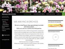 Tablet Screenshot of pac8orchids.com